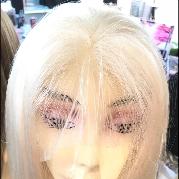 Fulllace Wig Blonde Sale tax time buy Human hair main image 7